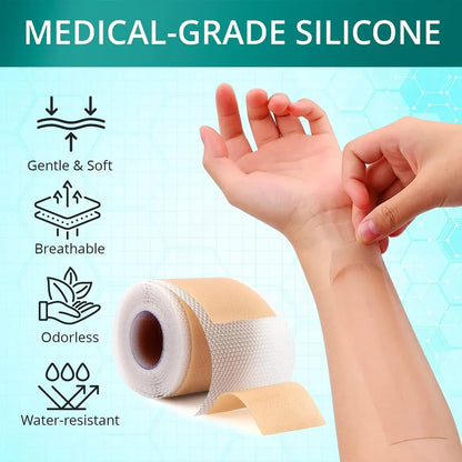 LUHAKA® Silicone Scar Remover Tape for Acne & Wrinkles