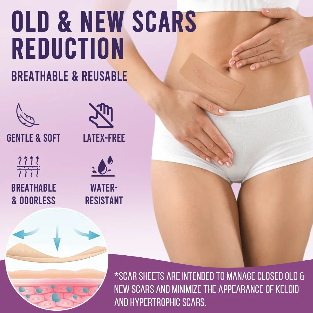 LUHAKA® Silicone Scar Remover Tape for Acne & Wrinkles
