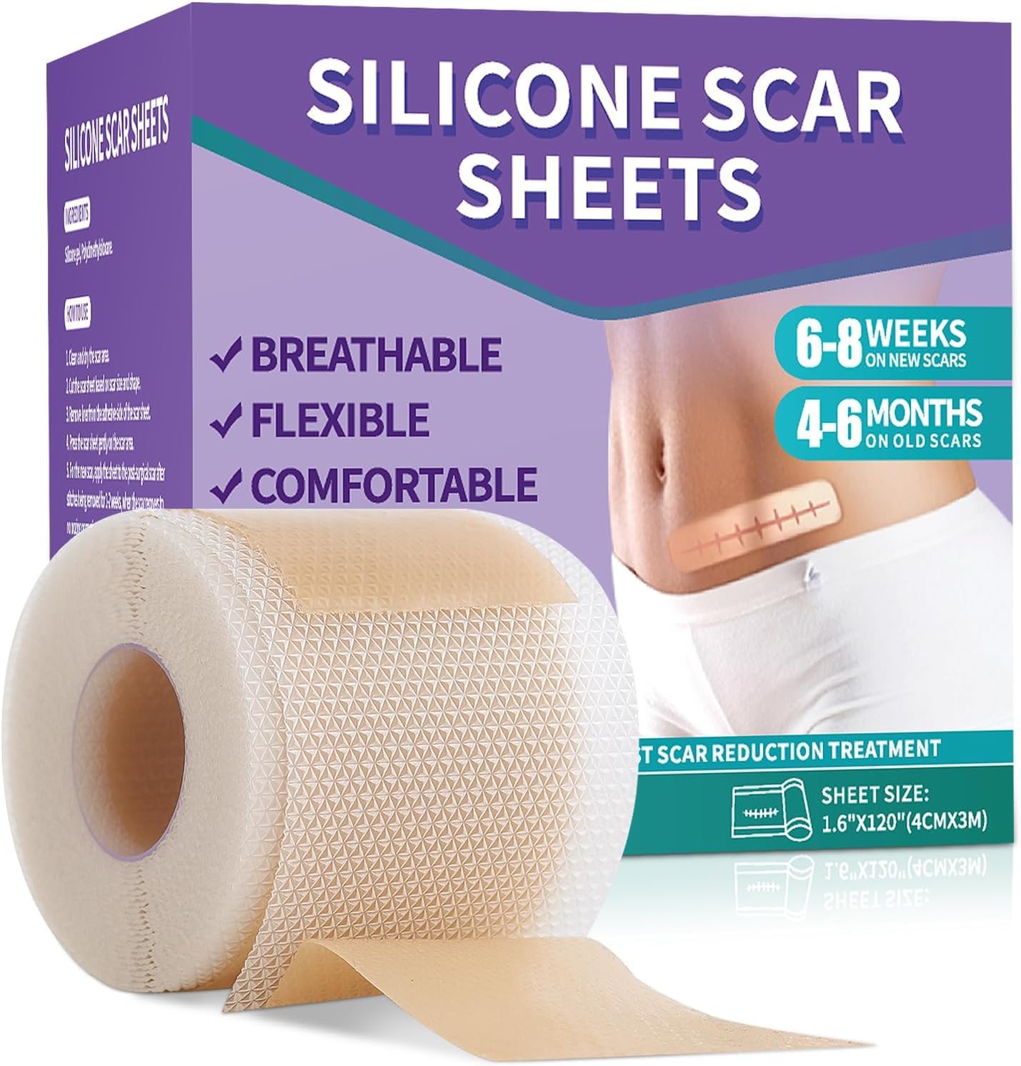 LUHAKA® Silicone Scar Remover Tape for Acne & Wrinkles