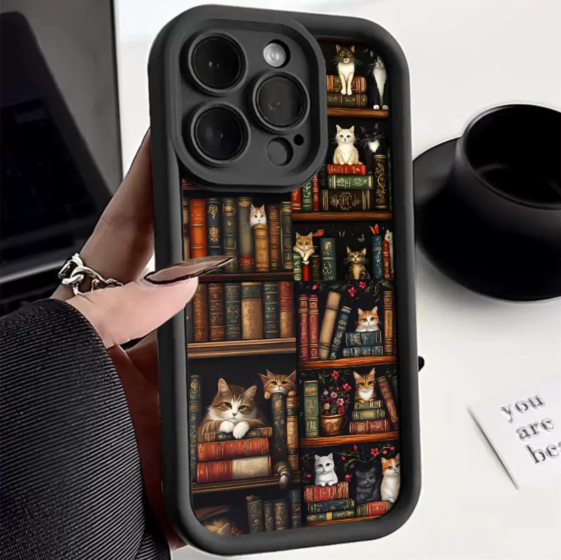 CILIFER® Bookshelf Iphone Phone Case