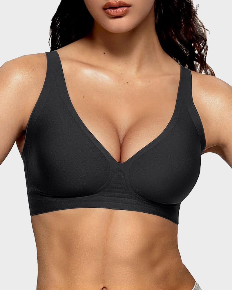 SFRCORD® Seamless Deep V Push-Up Wireless Bra