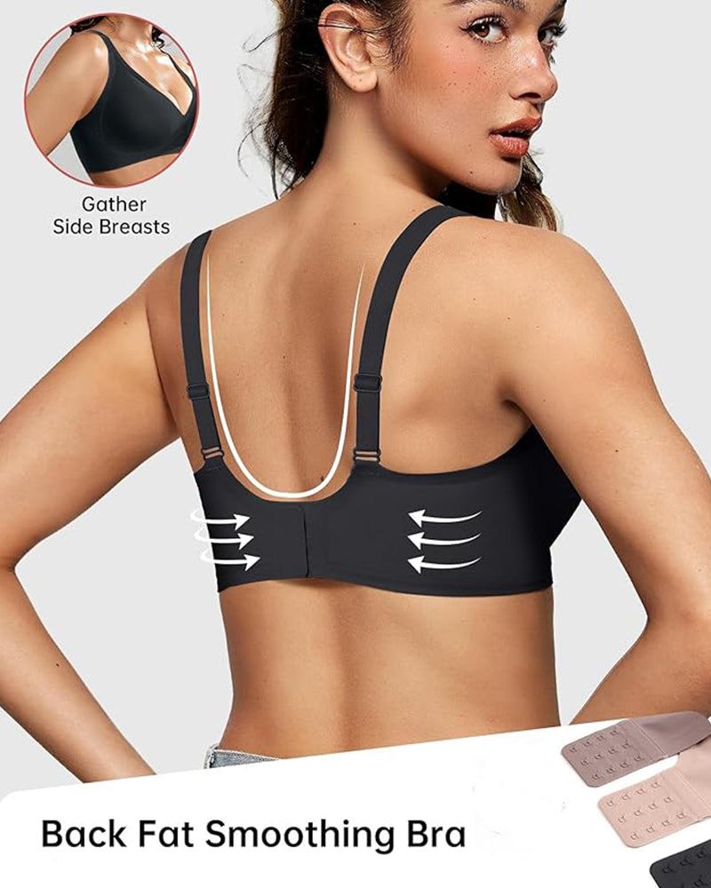 SFRCORD® Seamless Deep V Push-Up Wireless Bra