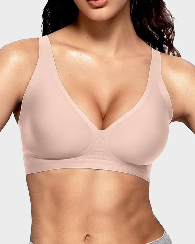 SFRCORD® Seamless Deep V Push-Up Wireless Bra