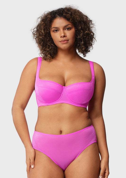 SFRCORD® Starry Night Lightly Padded Underwire Balconette Bra