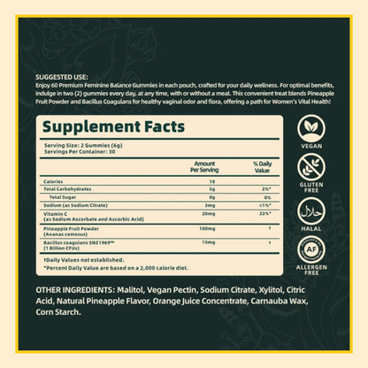Luhaka® FEMININE BALANCE GUMMIES