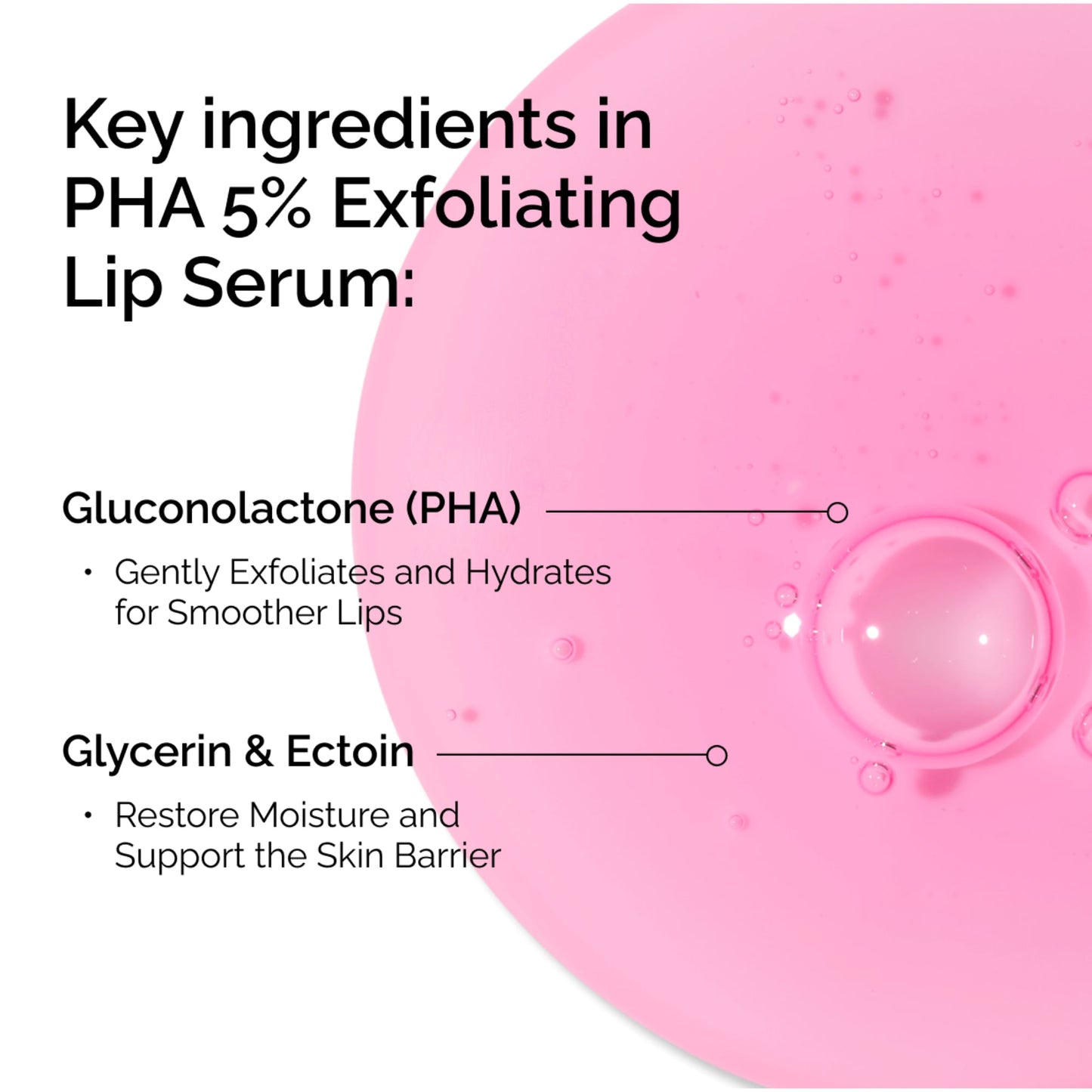 LUHAKA® PHA 5% Exfoliating Lip Serum