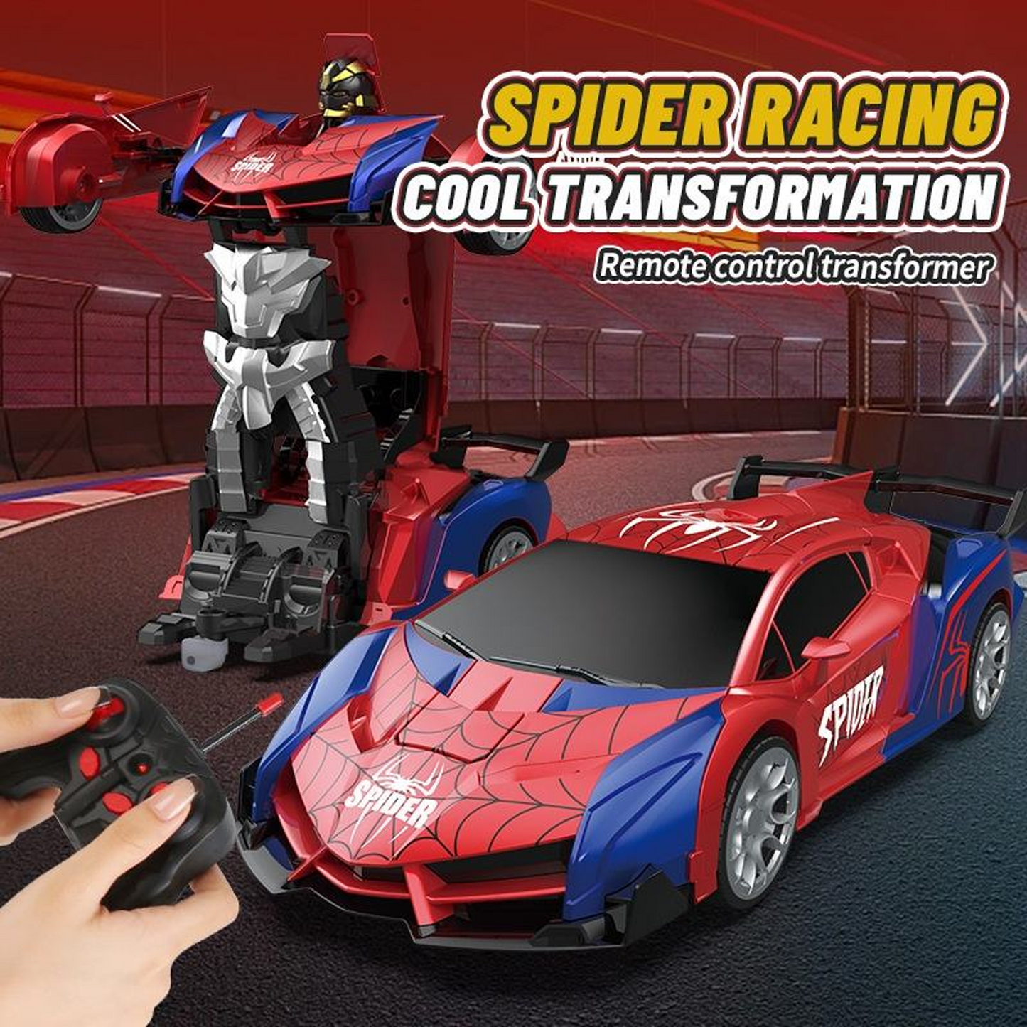 Transform Rc Cars for Boys 4-7 8-12, 2.4Ghz Remote Control Car