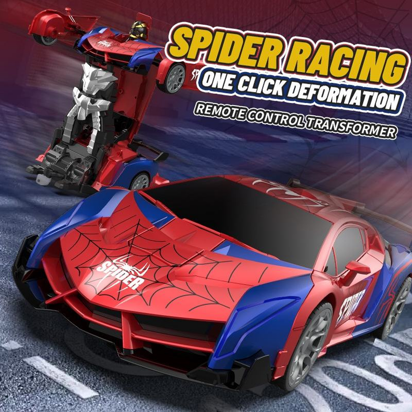 Transform Rc Cars for Boys 4-7 8-12, 2.4Ghz Remote Control Car