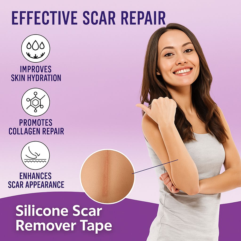 LUHAKA® Silicone Scar Remover Tape for Acne & Wrinkles