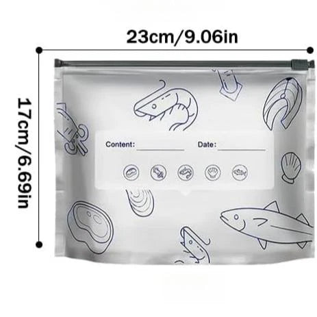 Aluminium Foil Food Storage Bags Set