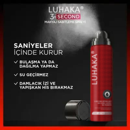 Luhaka® Makeup Fixing Spray - 3-Second Setting, Long Lasting Makeup Solution