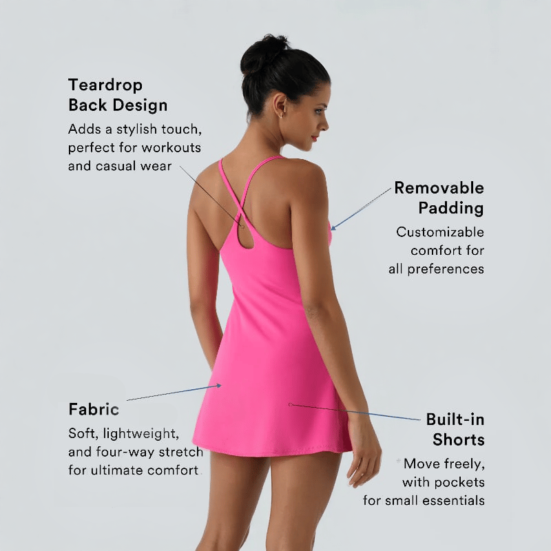 SFRCORD®🔥The Ultimate Tummy Control Backless Active Dress