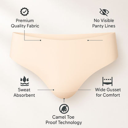 CZTICLE® Invisible Camel Toe Thong