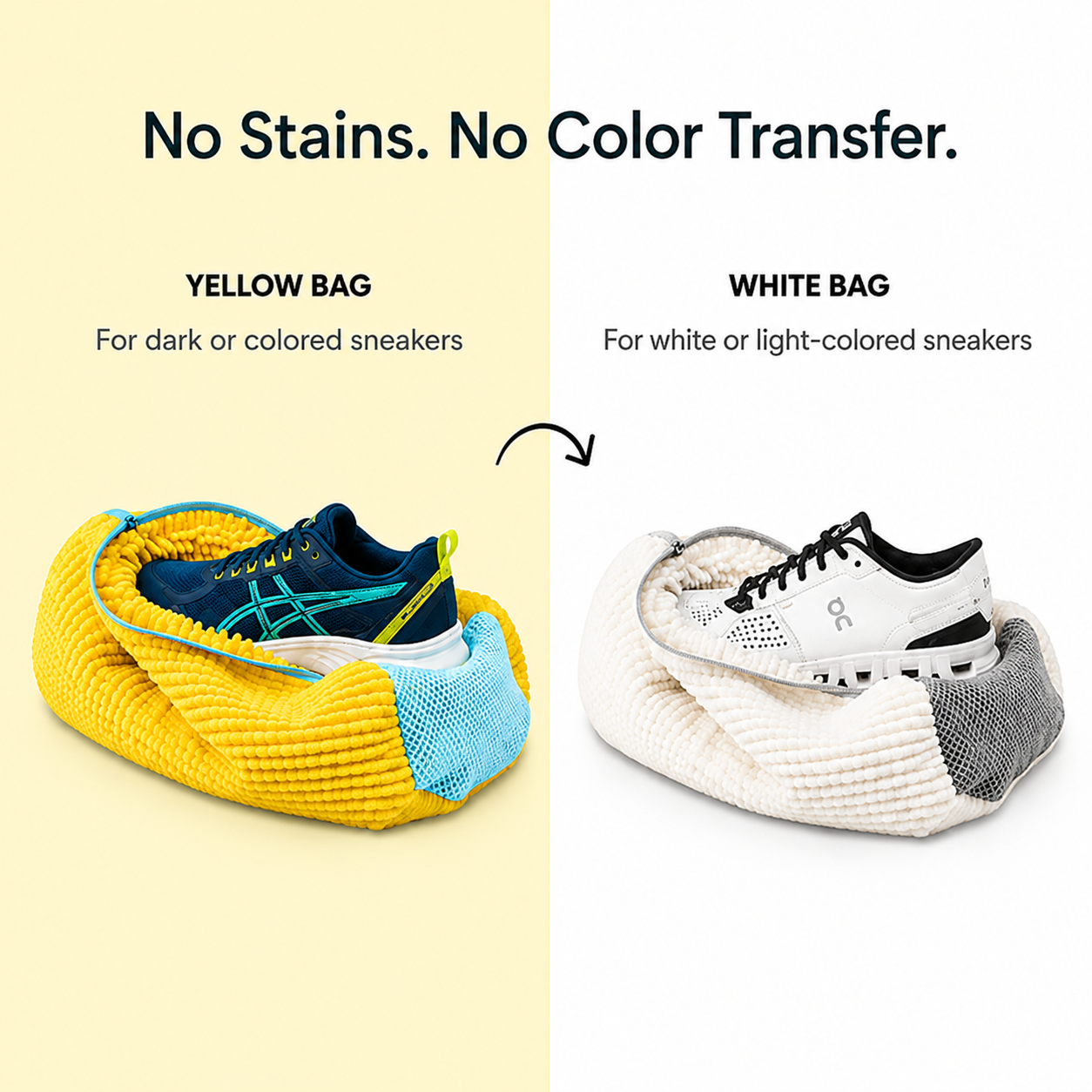 Reusable Laundry Shoe Bag for Washer And Dryer For All Shoe Types And Sizes