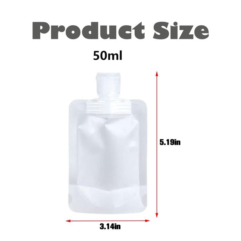 12 Pack Travel Pouches for Toiletries, Suitable For Liquid Filling And Travel