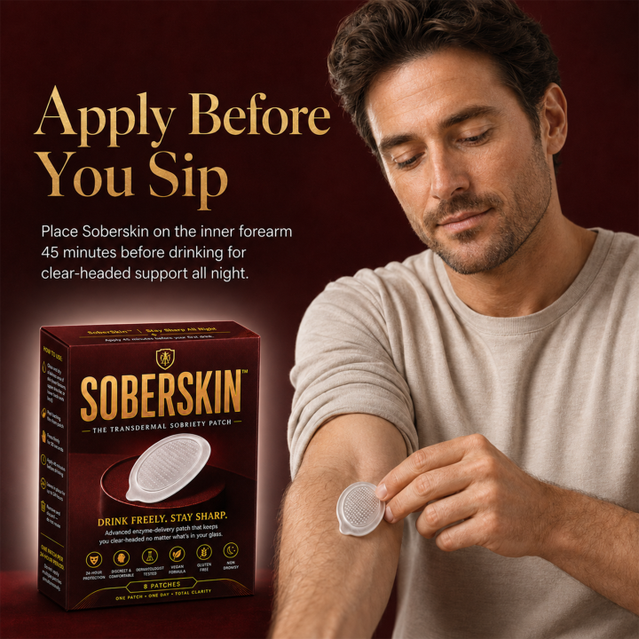 SoberSkin™ Drunk and Hangover Prevention Patch