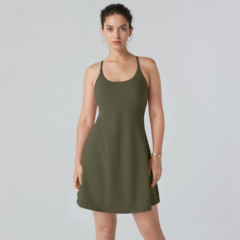 SFRCORD®🔥The Ultimate Tummy Control Backless Active Dress