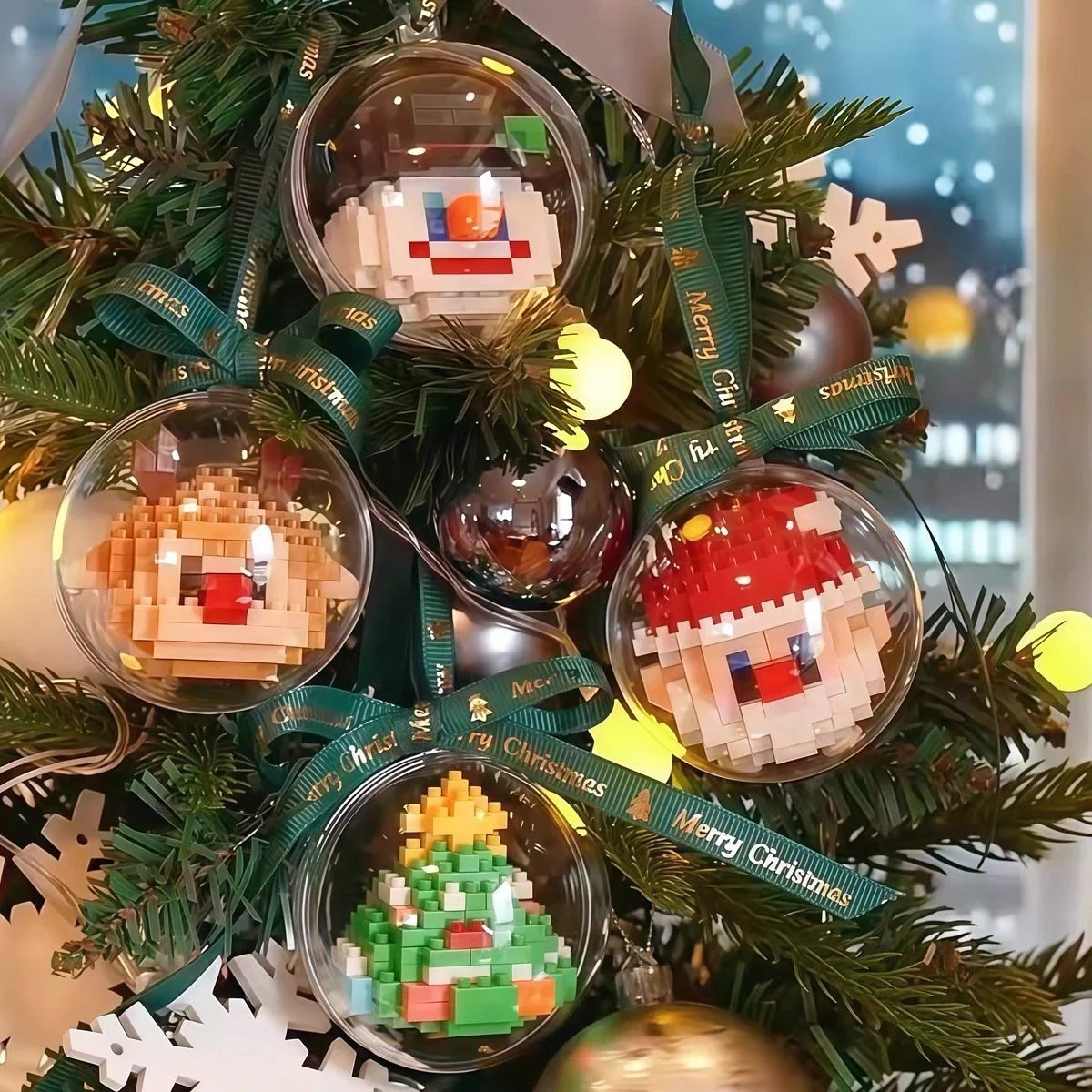 CZTICLE® 🎄Santa Claus Design Building Blocks Toy