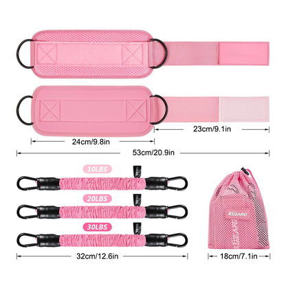 CILIFER® Ankle Resistance Bands with Cuffs