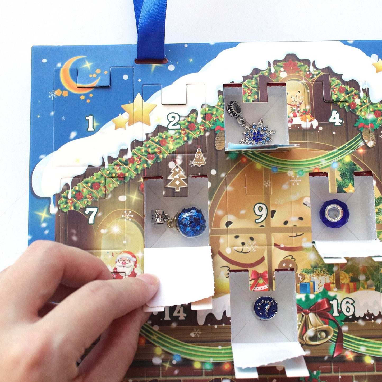 Oneswear® 🔥24 Pcs DIY Christmas Advent Calendar Bracelets Set D01