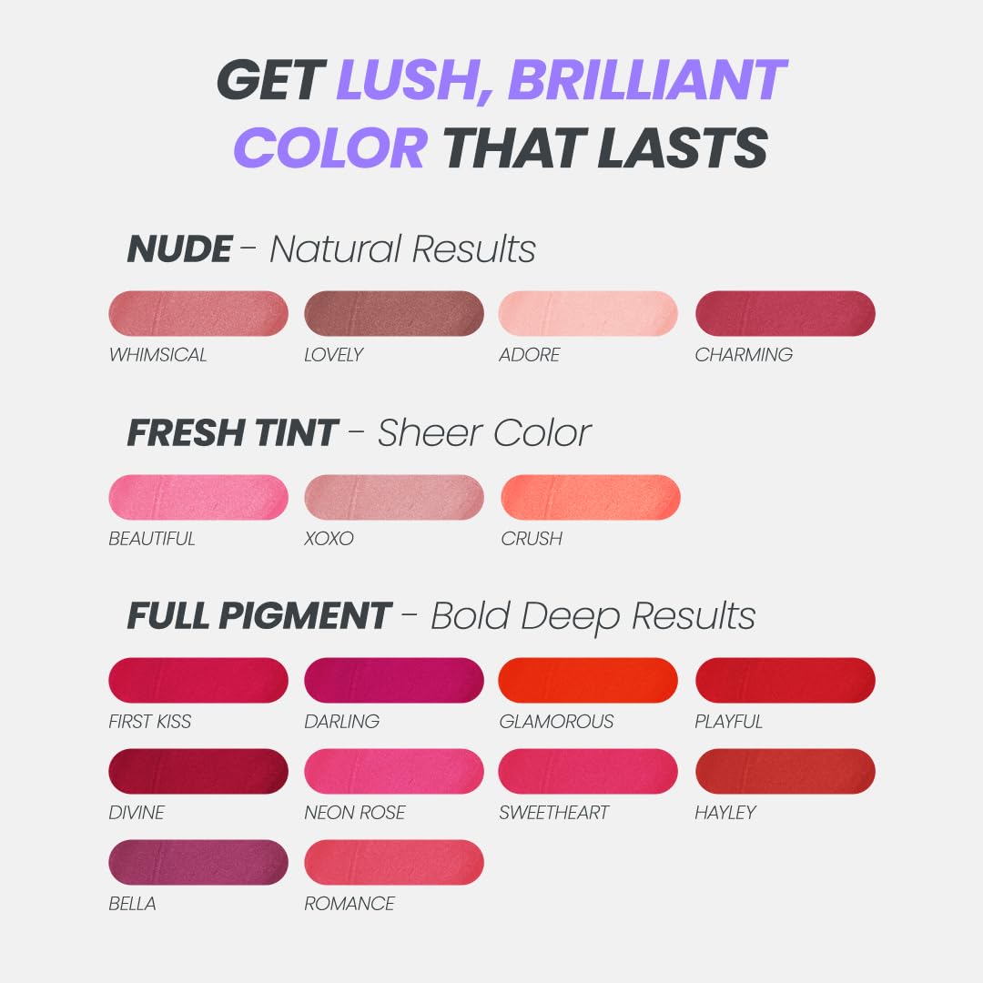 LUHAKA®Smudge-proof Tear-On Lip Gloss for a Splash! Lip Stain Masque
