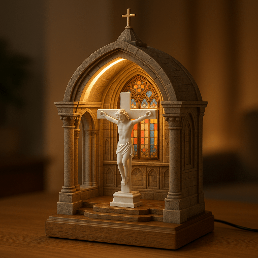 CZTICLE®Virgin Mary LED Devotional Table Lamp