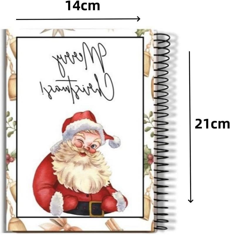 CILIFER® Christmas Gift Card Book. 5x7 Inch Colorful Spiral Bound Card Book . Christma Gift Cards Books Holder. DIY Personalized Xmas Gifts for Family. Friends. Students