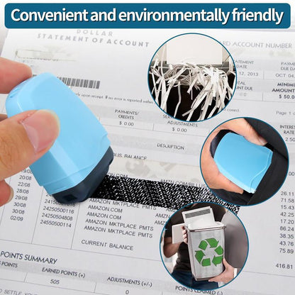 Privacy Protection Security Roller Stamp — Address & Billing Info Blocker
