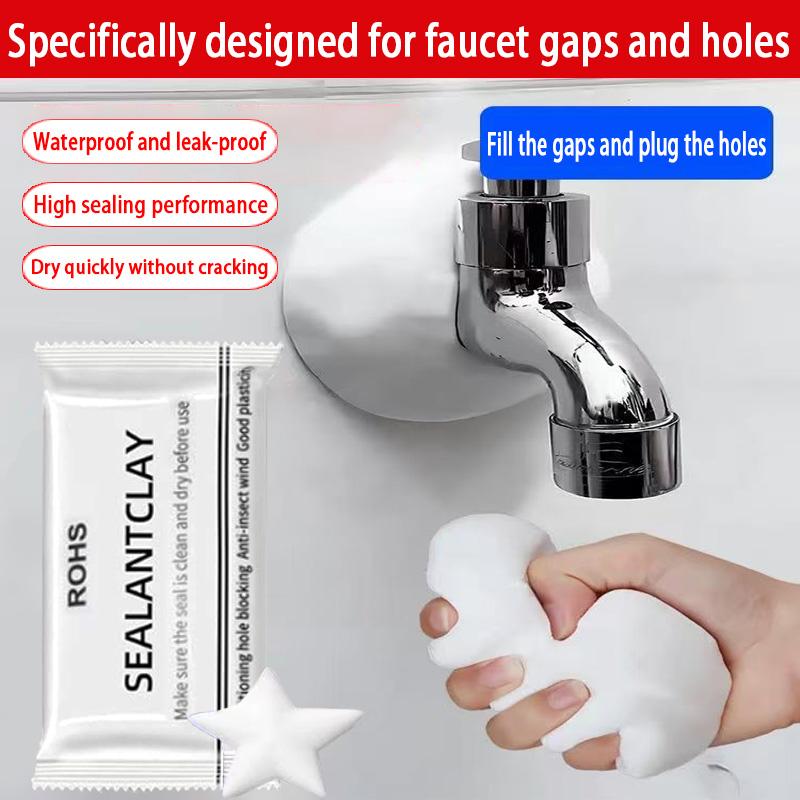 10Pcs Professional Sealant Clay - Waterproof & Anti-Insect Wall Hole Filler Mud