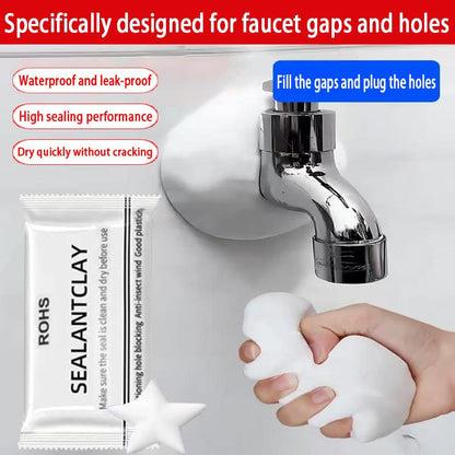 10Pcs Professional Sealant Clay - Waterproof & Anti-Insect Wall Hole Filler Mud