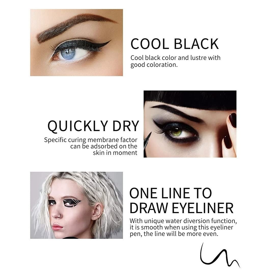 LUHAKA® 14-Pack Eyeliner Pencil Waterproof Colored Gel Liners with Metallic & Shimmer Finishes Smudge-Proof