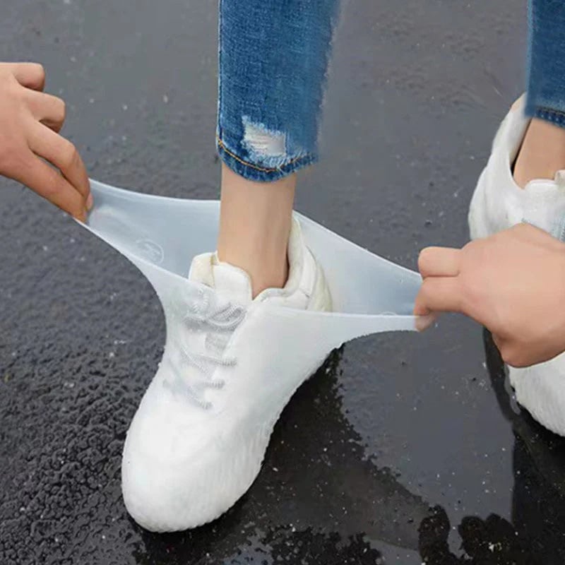 Waterproof Rain Shoe Cover – Non-slip sole & easy on/off – Reusable.