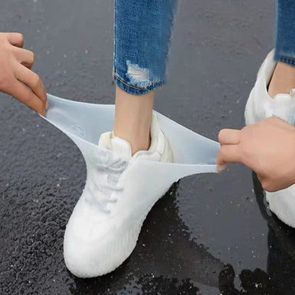 Waterproof Rain Shoe Cover – Non-slip sole & easy on/off – Reusable.