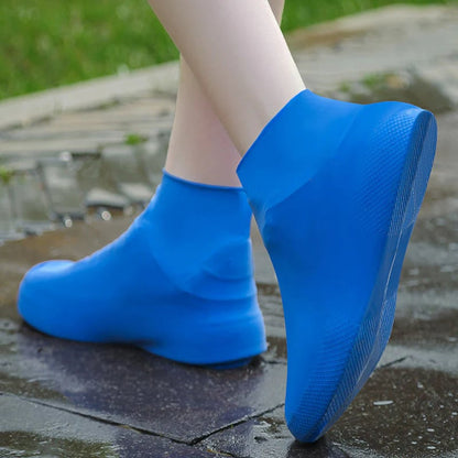 Waterproof Rain Shoe Cover – Non-slip sole & easy on/off – Reusable.