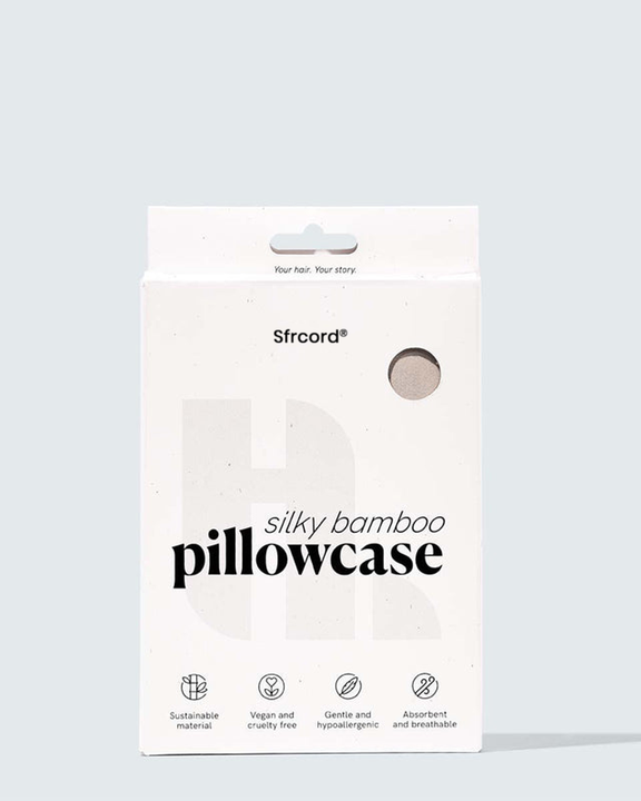 Sfrcord® Silky Bamboo Pillowcase.（Champagne）