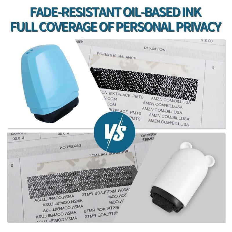 Privacy Protection Security Roller Stamp — Address & Billing Info Blocker