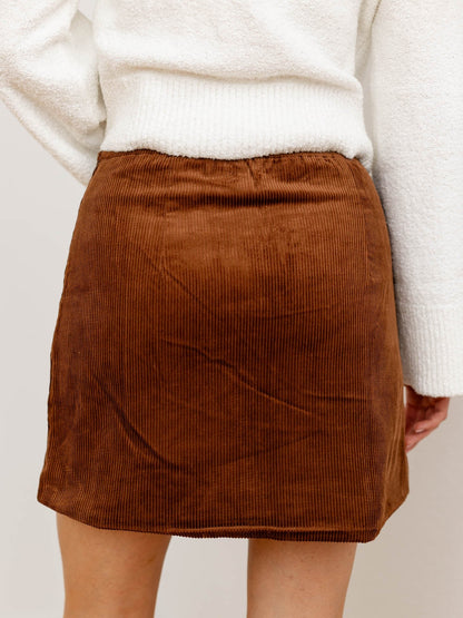 SFRCORD® Women's autumn and winter corduroy skirt, fashionable and warm skirt pants