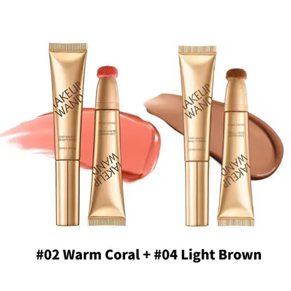LUHAKA® 🎁LAST DAY  BUY 1 GET 1 FREE 💖Blush Wand & Contour Wand Duo