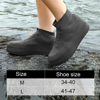 Waterproof Rain Shoe Cover – Non-slip sole & easy on/off – Reusable.