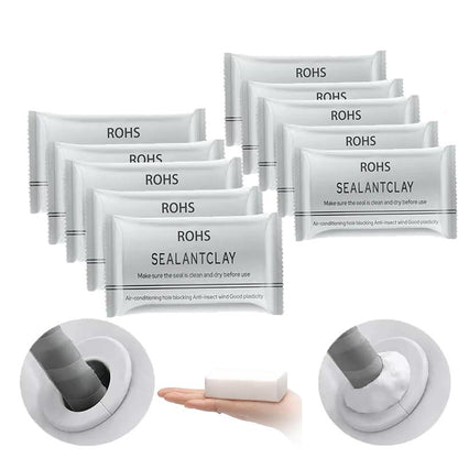 10Pcs Professional Sealant Clay - Waterproof & Anti-Insect Wall Hole Filler Mud