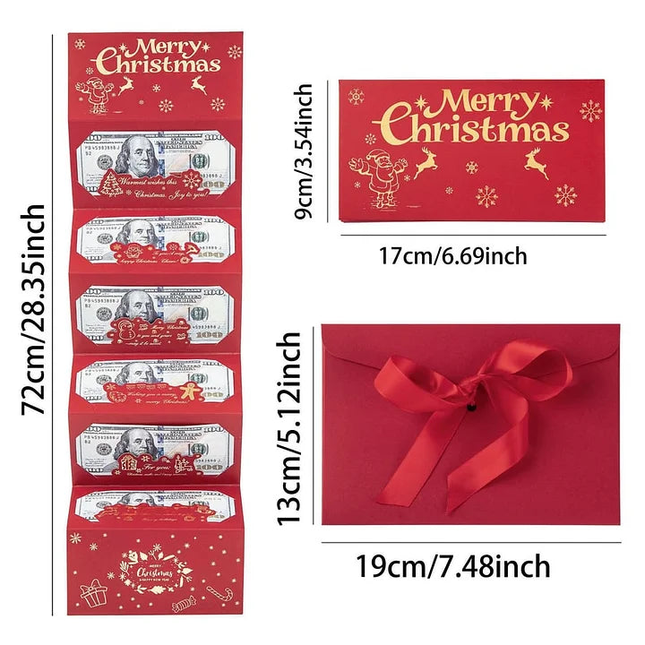 CILIFER® Christmas Cash Gift Envelopes – Fun & Festive Way to Gift Cash This Holiday Season