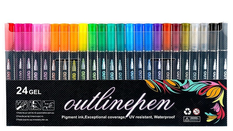 Set of 24 colors