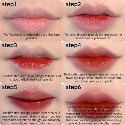 LUHAKA® Long-Lasting Matte Lip Glaze Set – 6 Colors in One Box