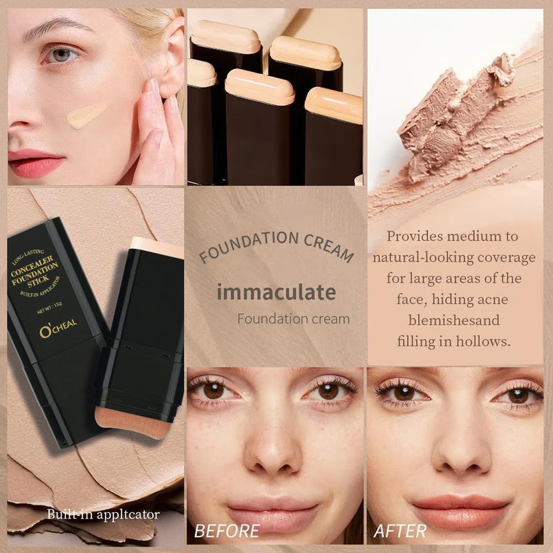 Luhaka® Dual-ended Eraser Foundation Stick Nose Shadow Fixer Concealer