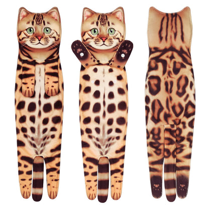 CILIFER® 🎁 Early Christmas Sale — Up to 49% OFF! 🎅 Funny Cat Hand Towels