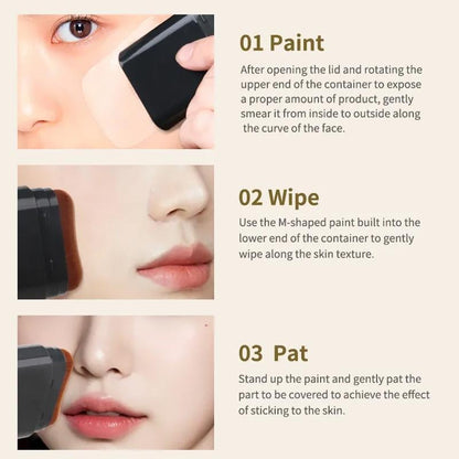 Luhaka® Dual-ended Eraser Foundation Stick Nose Shadow Fixer Concealer