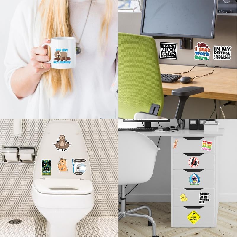 CILIFER® 130 Pcs Funny Saying Stickers (🎁BUY 1 FREE 1)