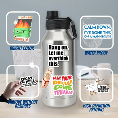 CILIFER® 130 Pcs Funny Saying Stickers (🎁BUY 1 FREE 1)