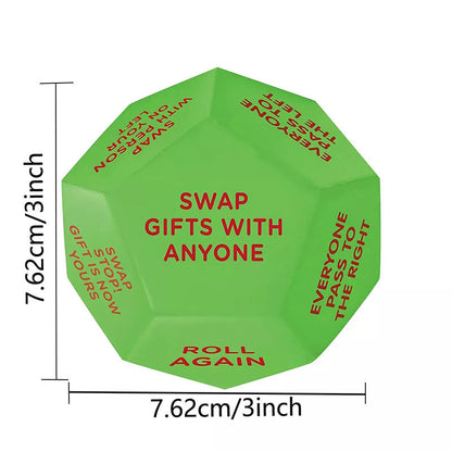 CILIFER® 🎲 Santa Swap Gift Exchange Dice