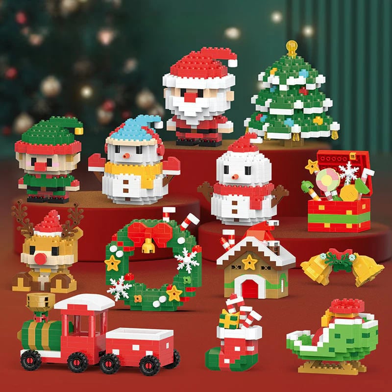 CZTICLE® 🎄Santa Claus Design Building Blocks Toy